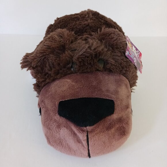Flip A Zoo Bradley Labrador Brown Dog Rachel White Cat Plush 18" W/ Tag - Picture 3 of 14